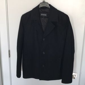 Black Guess pea coat